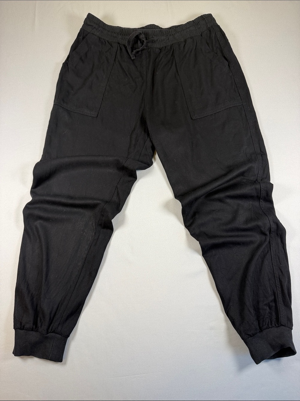 Splendid Black Elastic Waist Jogger Pants